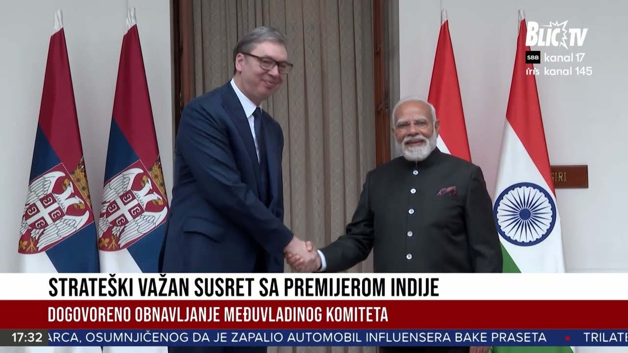 Samit o veštačkoj inteligenciji u Indiji - Predsednik Vučić sa premijerom Modijem o daljoj saradnji
