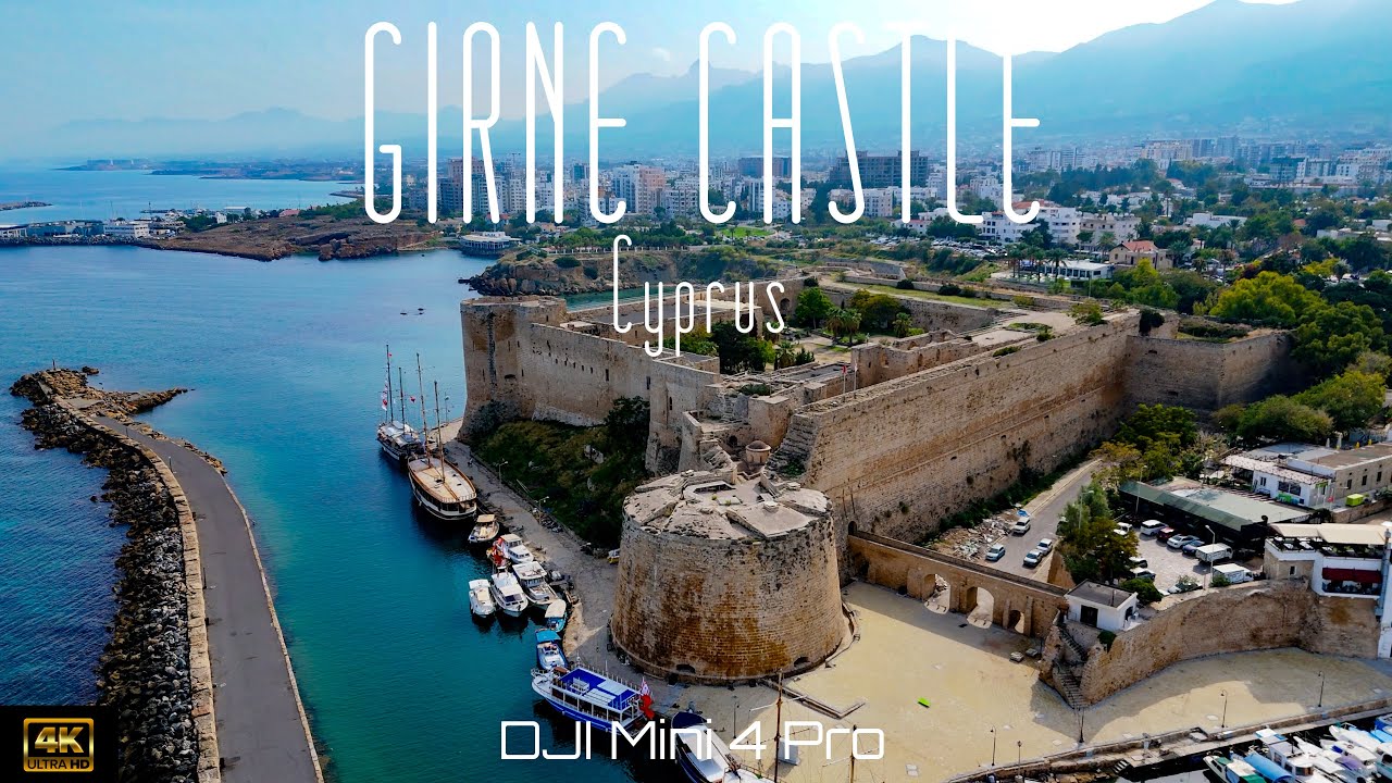 🇨🇾 Girne Castle, in Cyprus. | DJI Mini 4 Pro | 4K drone video