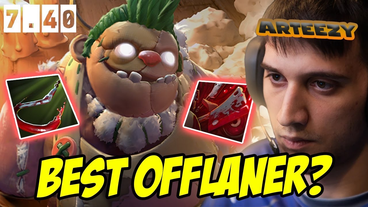 Arteezy plays BEST HERO Pudge Offlaner