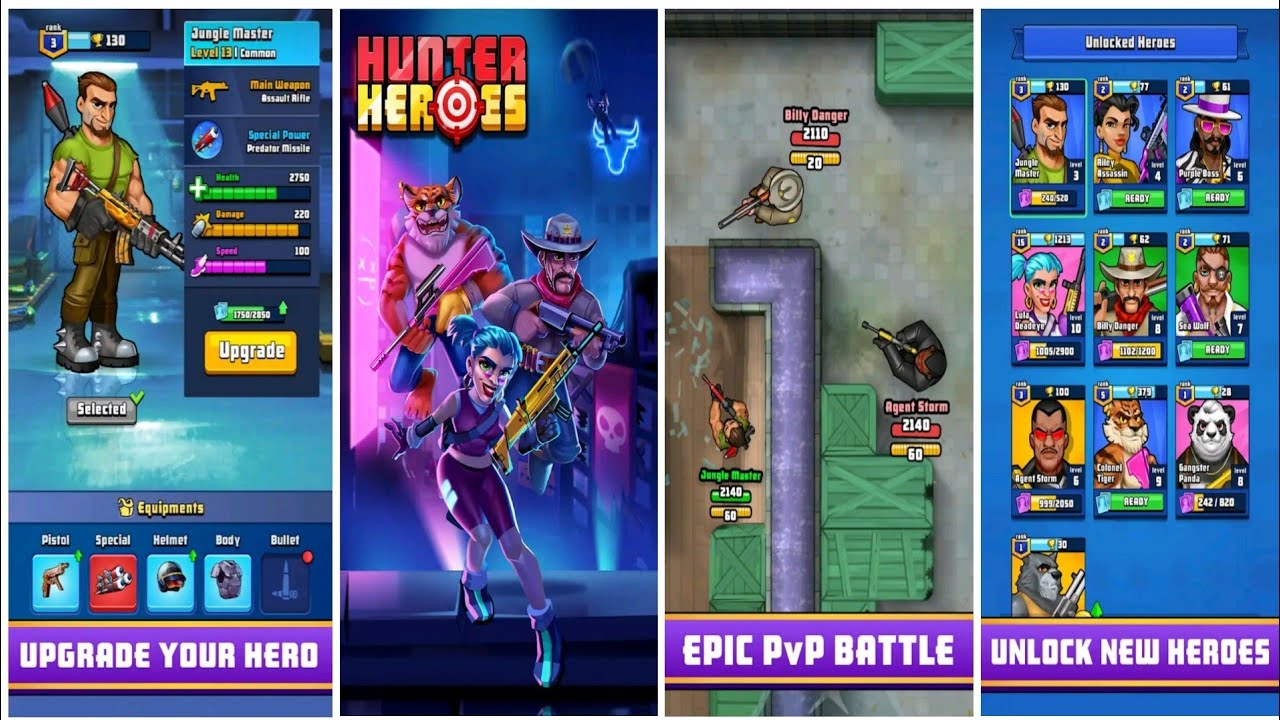 Hunter Heroes - Gameplay