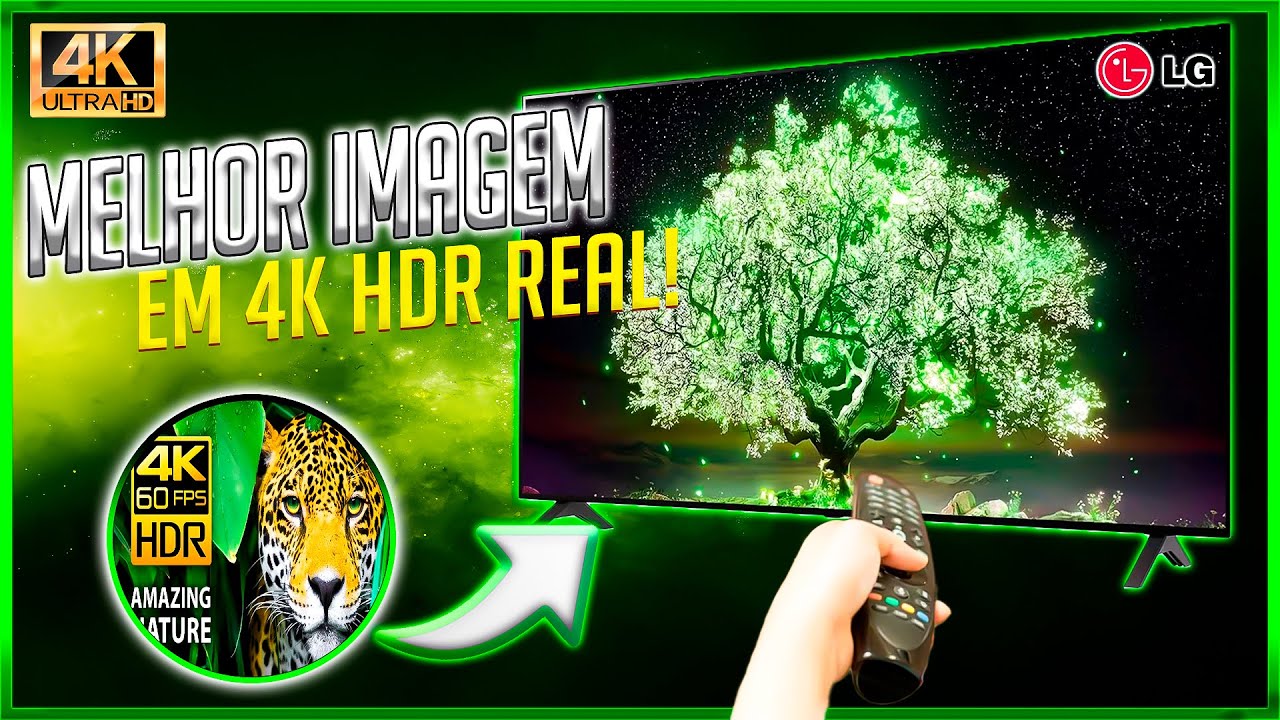 Como MELHORAR a IMAGEM 4K HDR da TV LG(Qualquer Tv da LG 4k) Facil e Completo