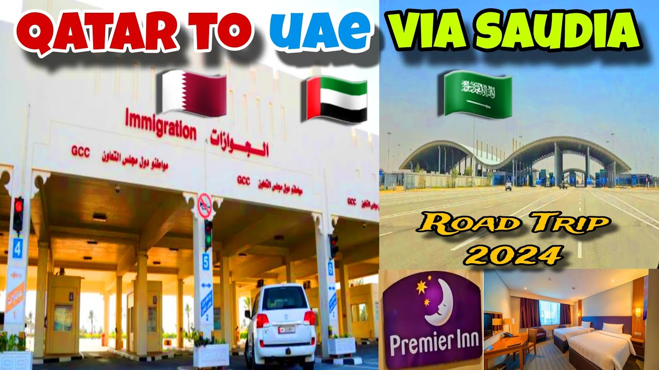 Travelling Qatar To U.A.E Via Saudia Border | Road Trip 2024 🚘 Series Day-1 | Maher Good Life ❤️