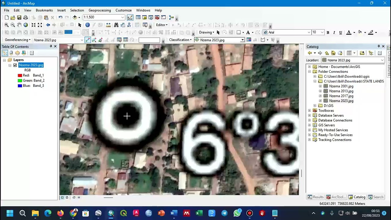 How to Georeference a Raster Image in ArcGIS (ArcMap)