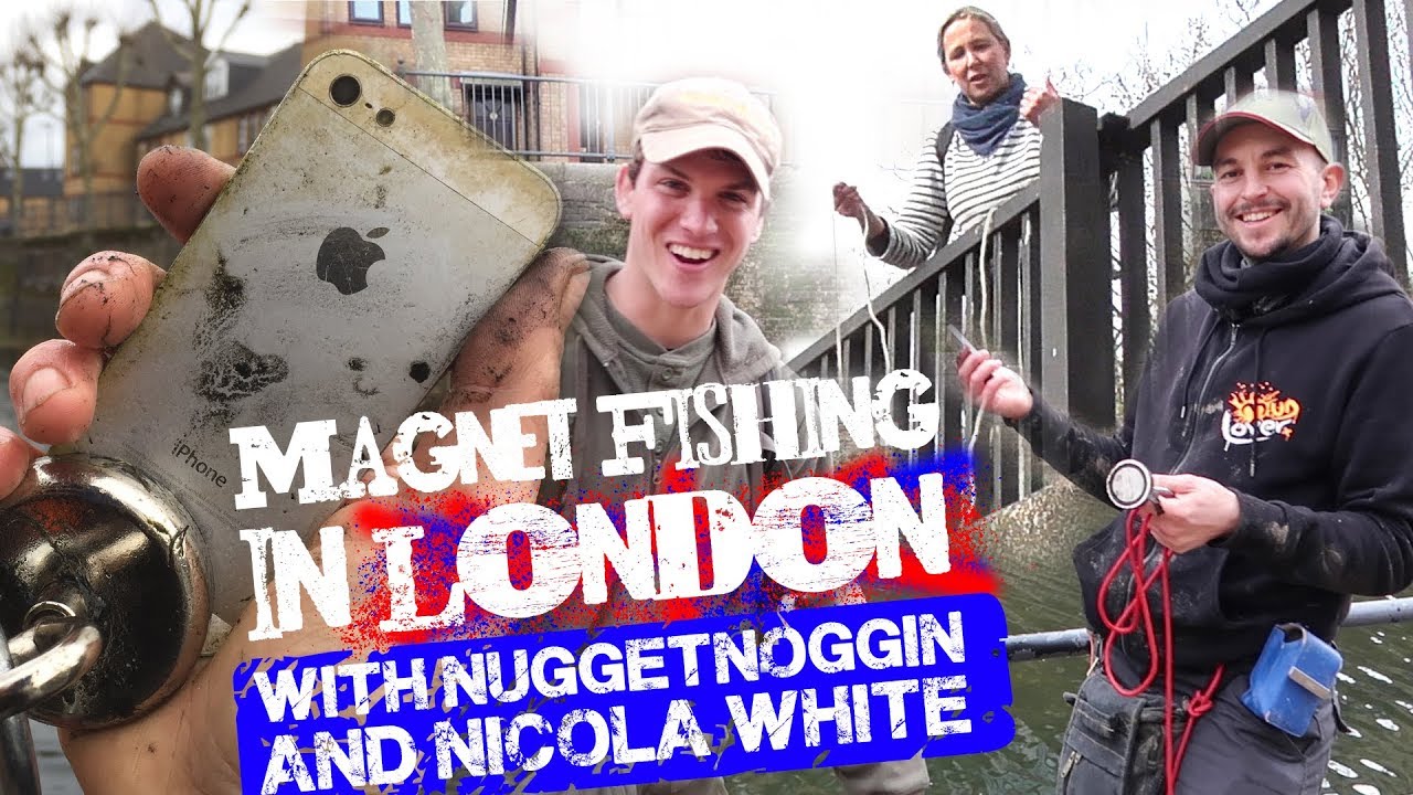 Magnet Fishing in London with Nugget Noggin and Nicola White!