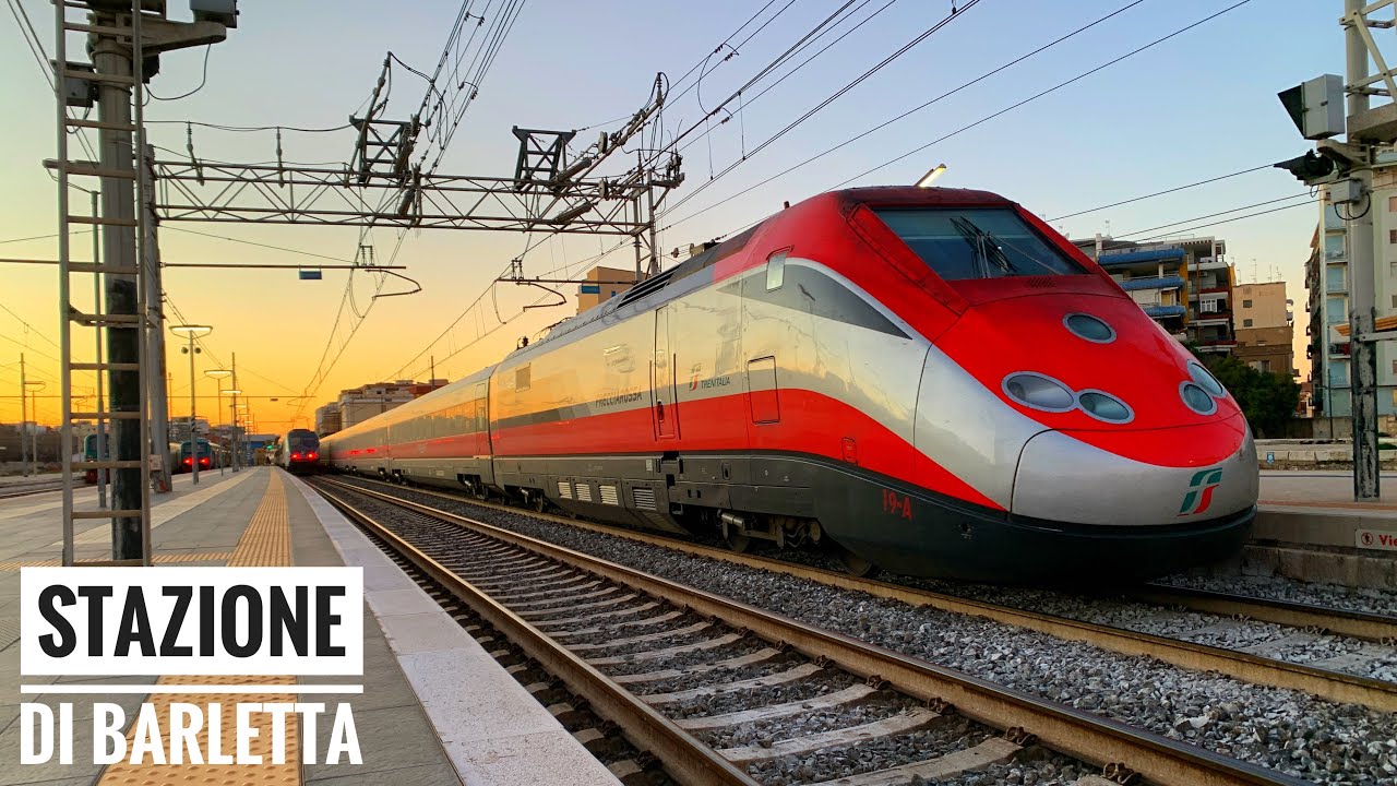 I TRENI della FOGGIA-BARI nella STAZIONE di @BARLETTA! (w/Stefano Trenitalia)
