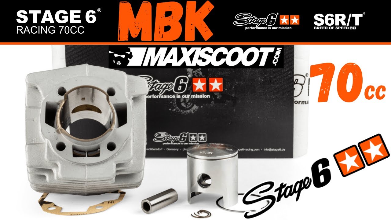 Présentation Kit 70cc pour MBK AV10 : Stage6 Régale !