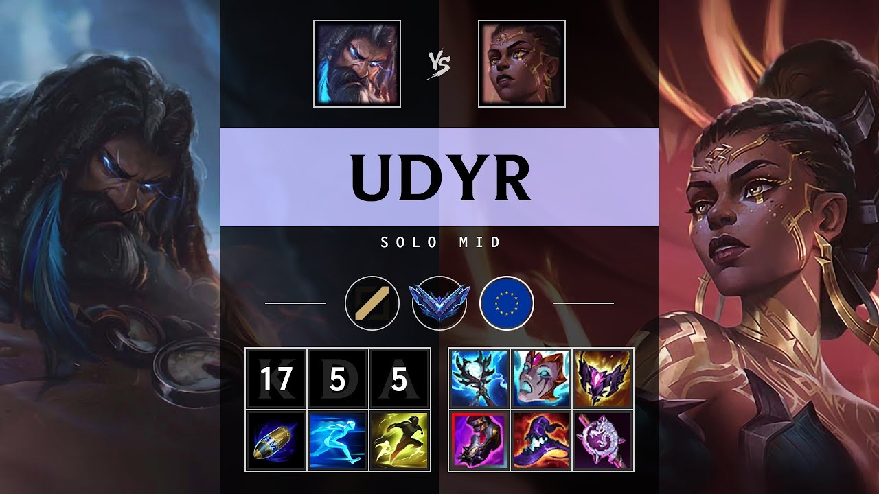 Udyr Mid vs Mel - EUW Diamond Patch 25.18