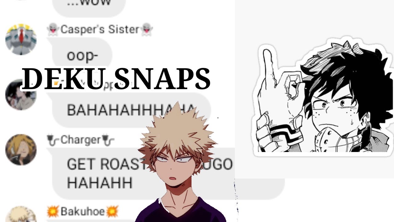 MY HERO ACADEMIA TEXT | DEKU SNAPS!?! | FIRST VIDEO