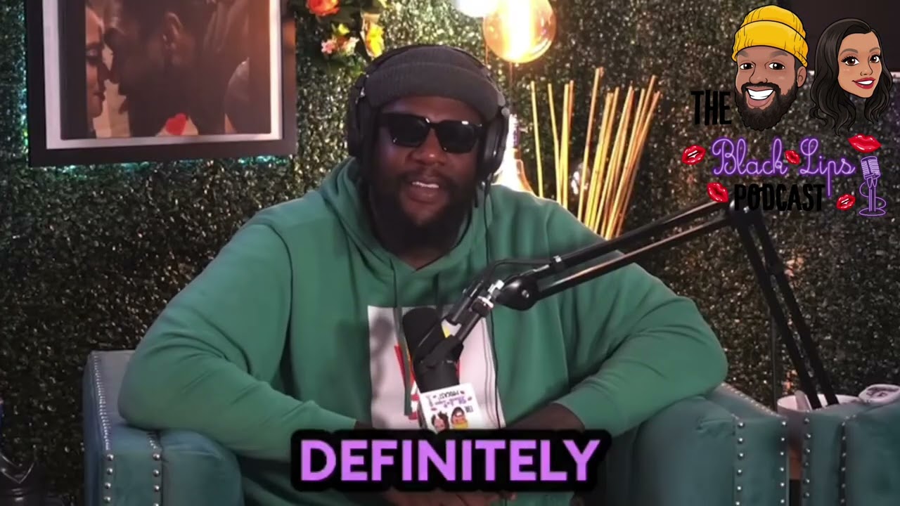 Eddy Curry and wife Patrice continue their game of memory 😂 on Black Lips Podcast 🥂👄💋
