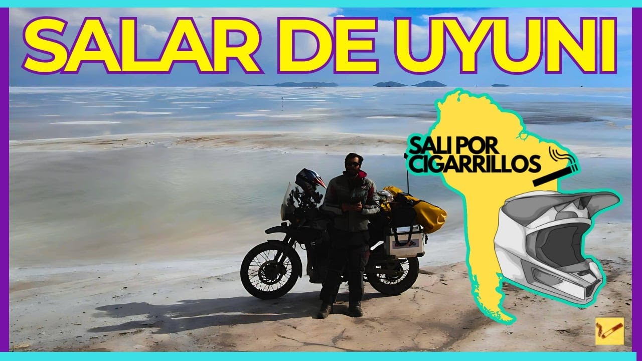 Salar de uyuni Sur America en Moto motovlog # 7