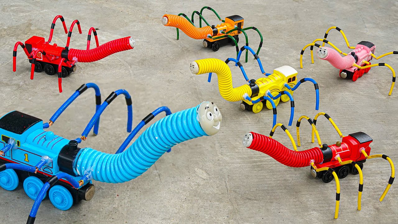 Upgrade Kereta Api Thomas and Friends become Thomas Exe Spider Monster