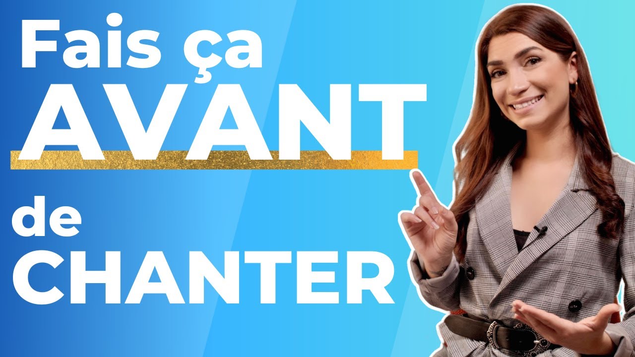 EXERCICE avant de CHANTER, l’INDISPENSABLE à ne jamais oublier !