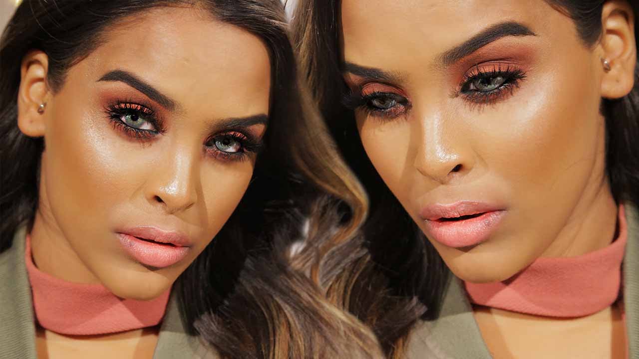 Chatty Summer Glowing: Sexy Warm Toned Eye Makeup & Peachy Lips Tutorial| N1kk1sSecr3t