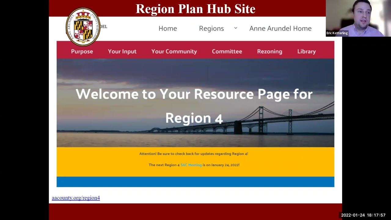 SAC Region Plan Meeting | Region 4 | January 24th, 2022