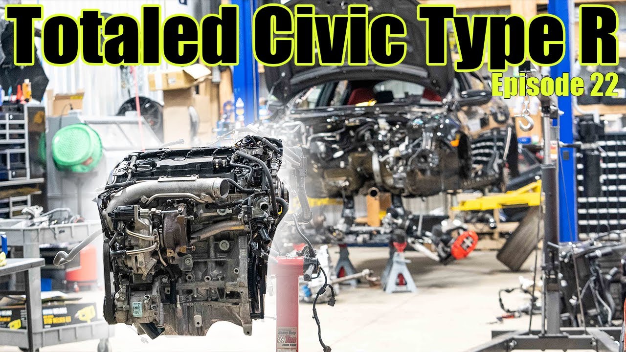 Totaled 2021 Civic Type R Rebuild | Ep. 22 (Rebuilding the K20C1 Engine!)