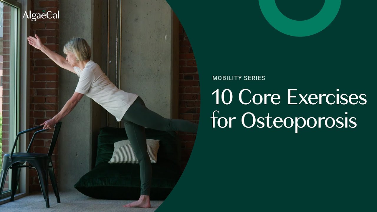 10 EASY Core Exercises for OSTEOPOROSIS to SUPERCHARGE Your Bone Health!