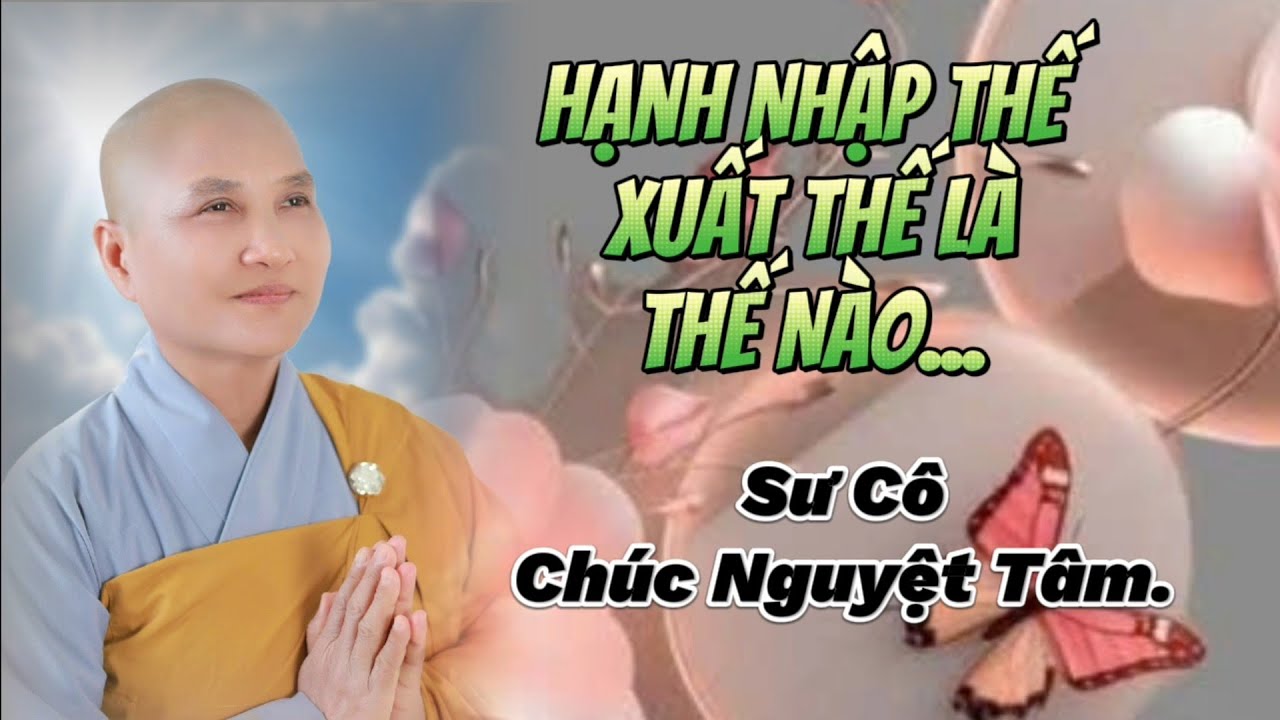 HẠNH NHẬP THẾ XUẤT THẾ..KHÁC NHAU CHỔ NÀO...SƯ CÔ CHUCNGUYETTAM.