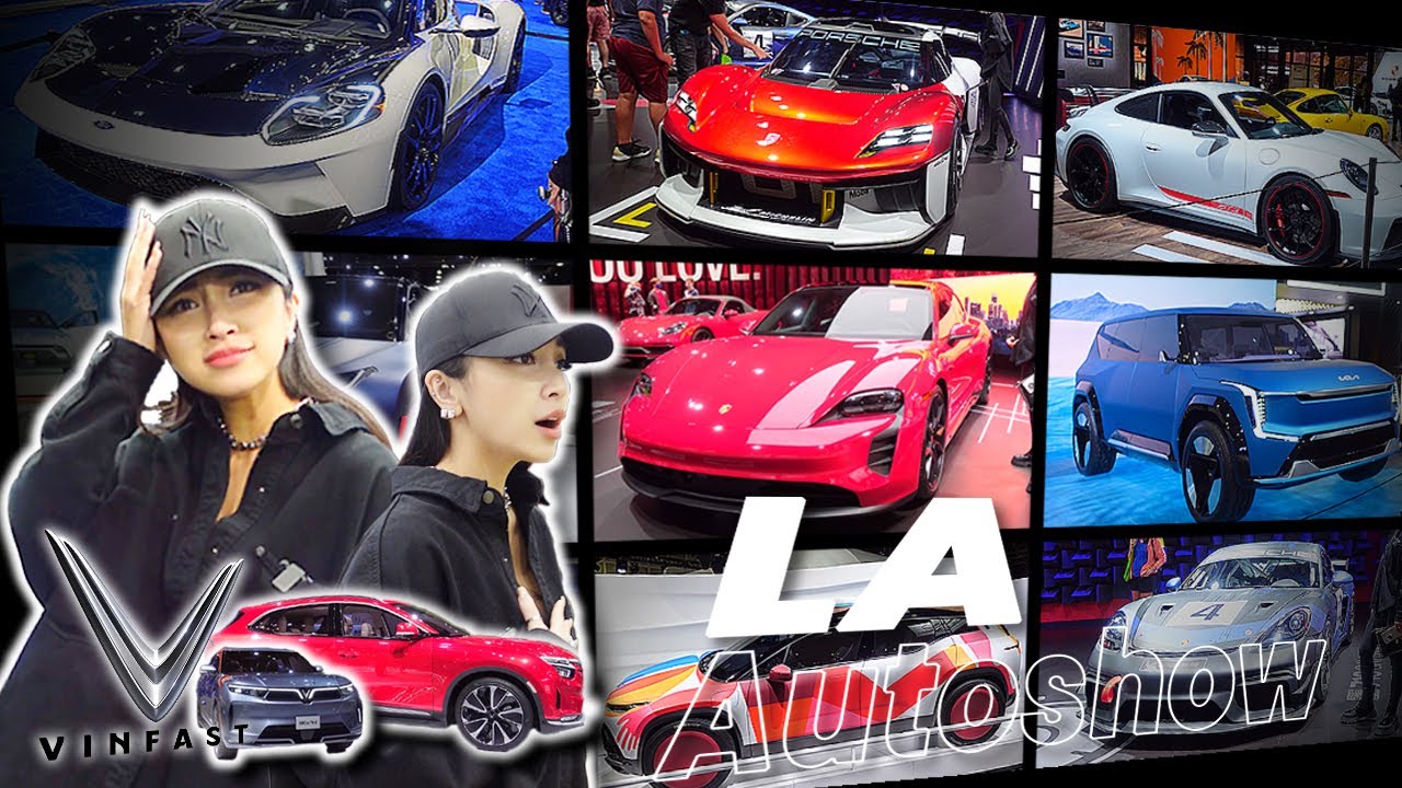 Jessie Hoa Mắt Ngắm Xe Đẹp Độc Lạ| VINFAST Điện VietNam có mặt tại USA | LA AUTO SHOW 2021