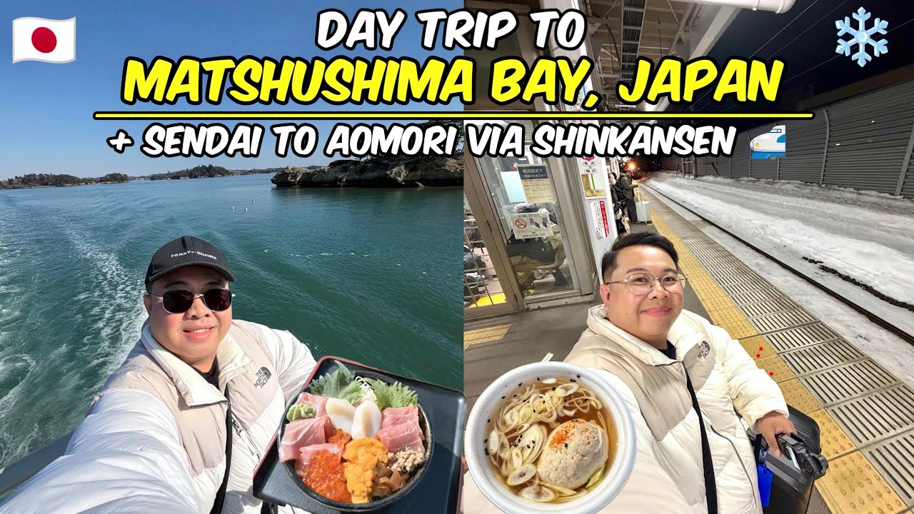 Exploring Matsushima & Riding the Shinkansen to Aomori | Japan Travel 2026
