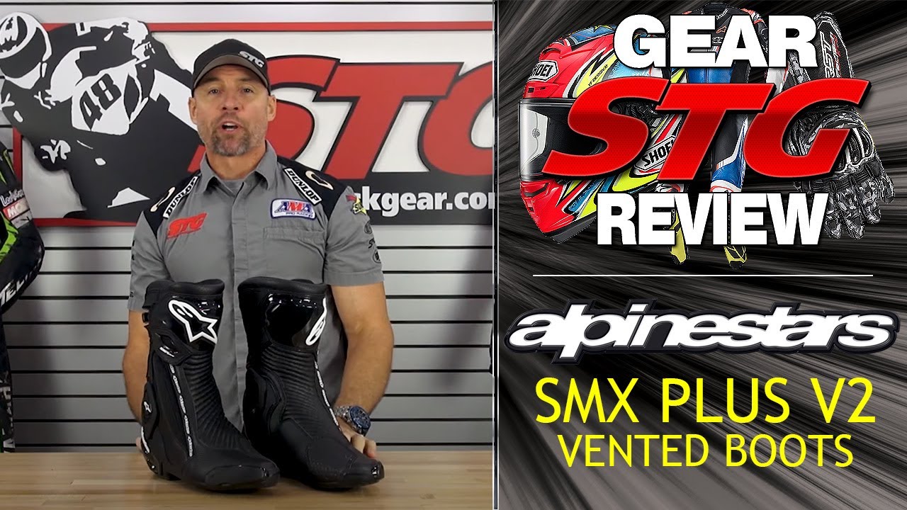 Alpinestars SMX Plus V2 Vented Boot Review | Sportbike Track Gear