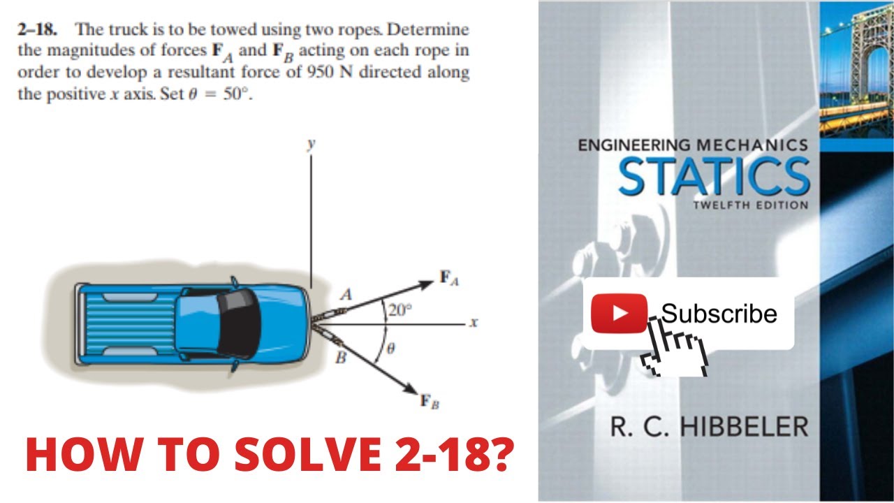 2-18 hibbeler statics chapter 2 | hibbeler statics | hibbeler