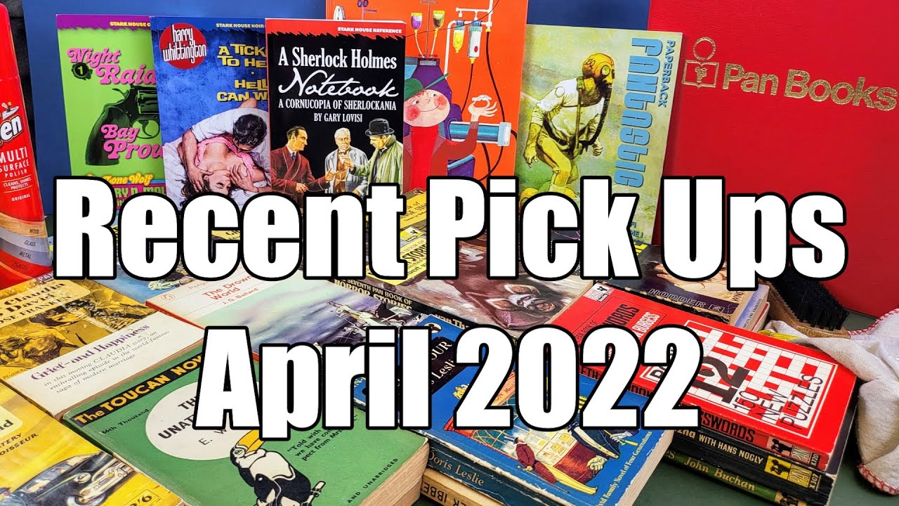 Cleaning - Vintage Paperback + Book Pick Ups - April 2022 - Incredible Finds - ASMR, Maybe!