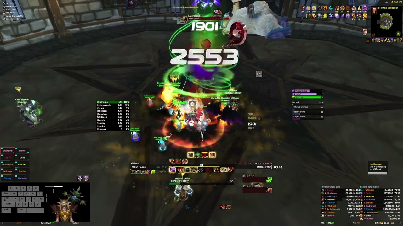 wotlk - 10m ToGC - Feral Druid