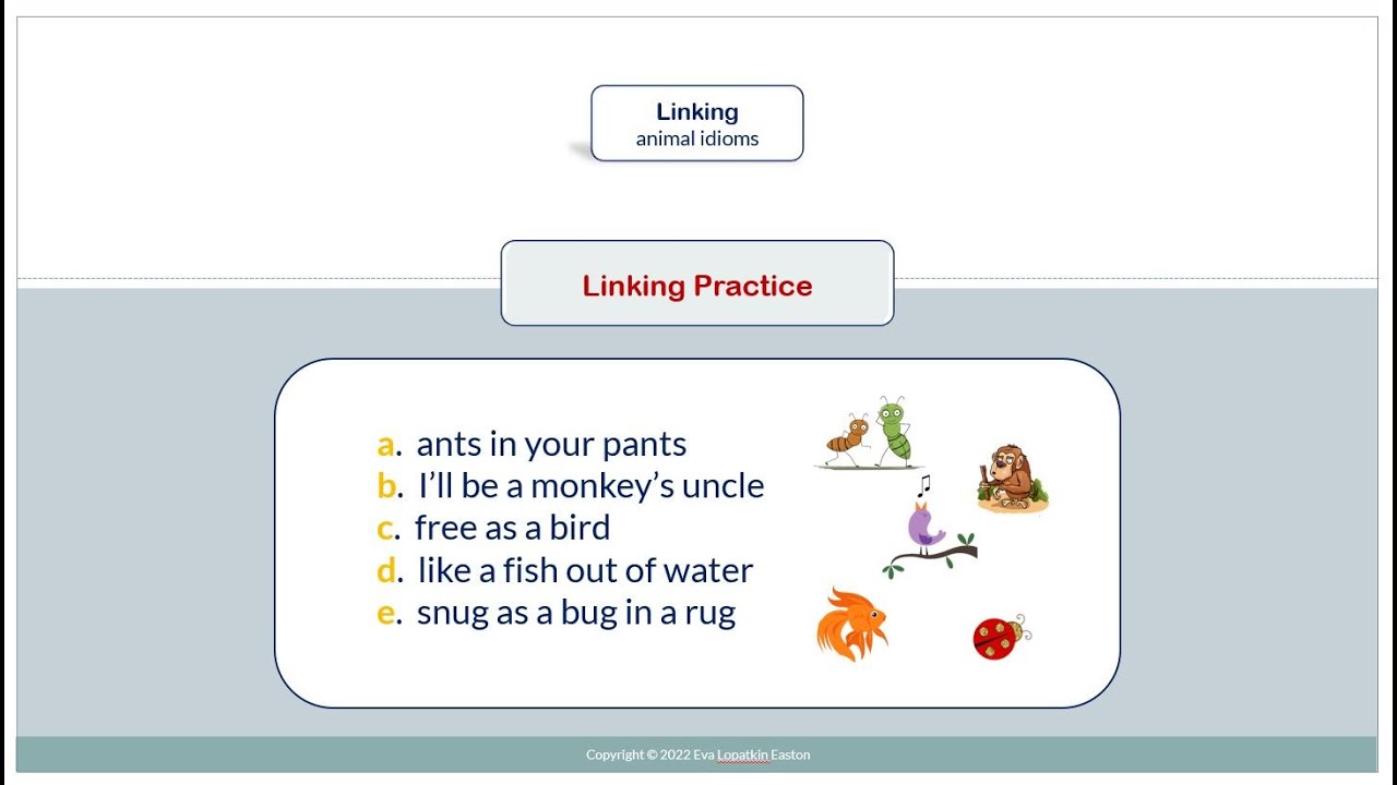 Linking: Animal Idioms