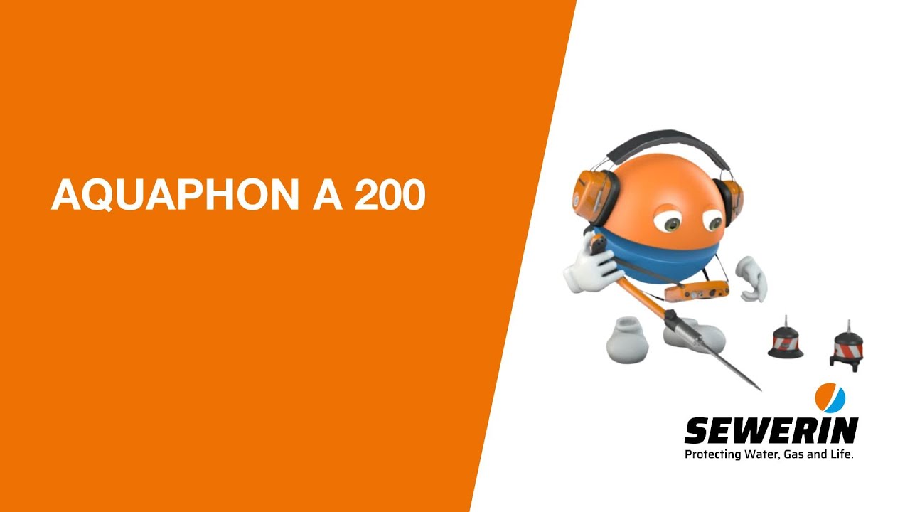 Acoustic water leak detection  - How does the AQUAPHON® A 200 work?