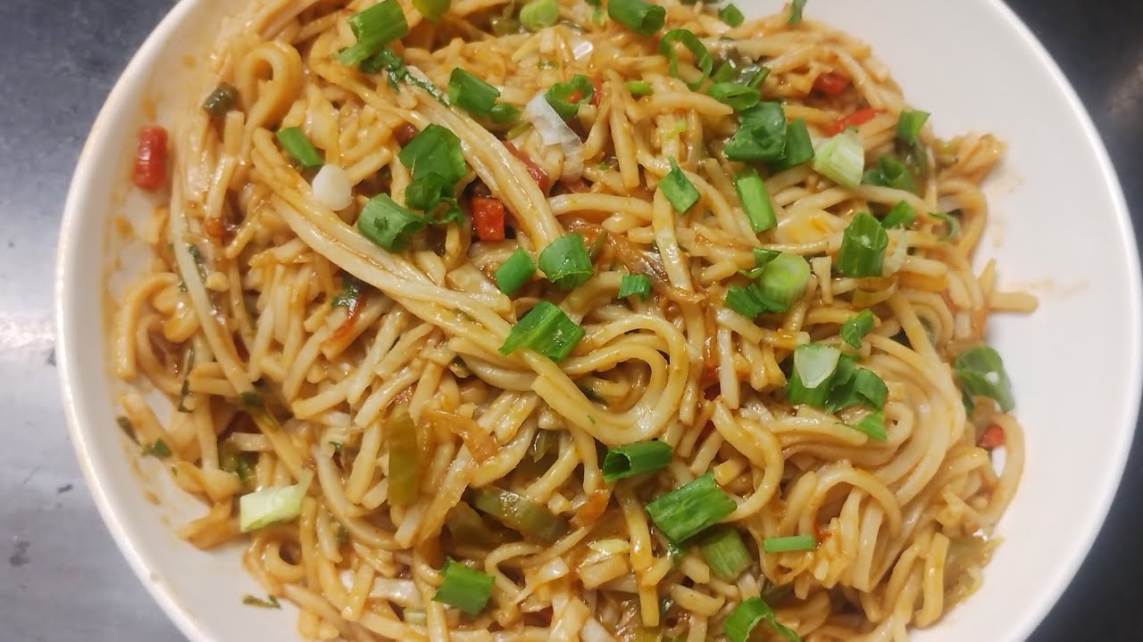Veg Hakka noodles  recipe Chinese restaurant style 