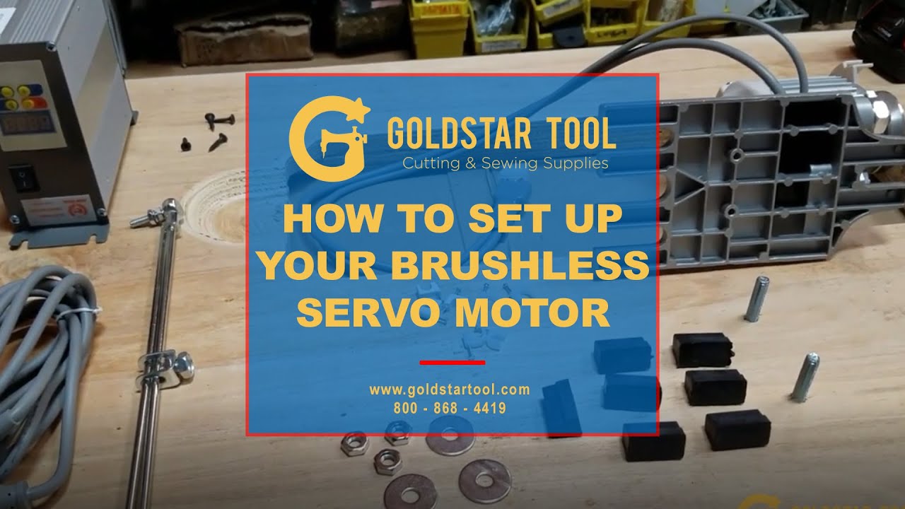 Tutorial - How to Set Up Your Brushless Servo Motor- Goldstartool.com - 800-868-4419