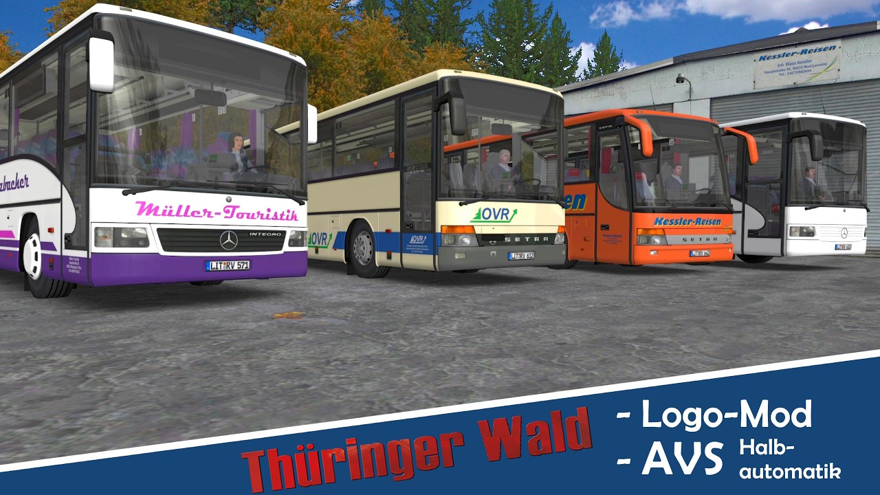 OMSI 2 THÜRINGER WALD: Logo-Mod & AVS Halbautomatik erklärt 🚌 | #1283