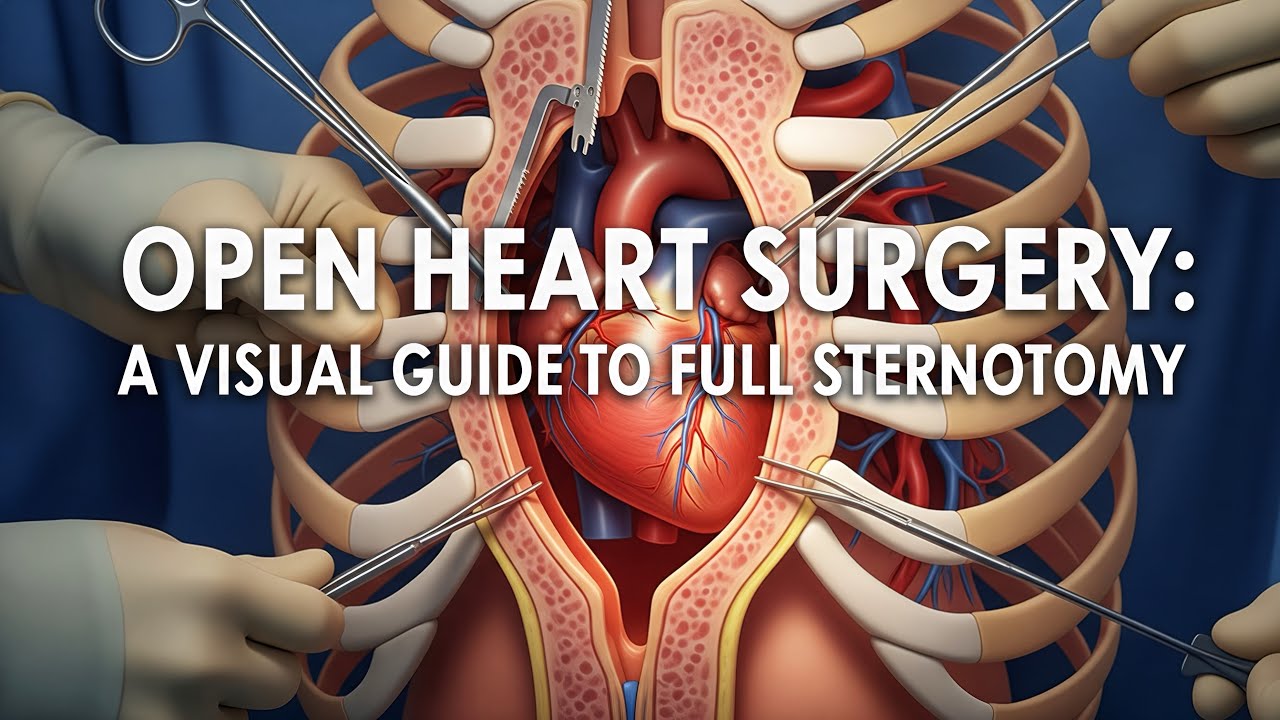 OPEN-HEART SURGERY: A VISUAL GUIDE TO FULL STERNOTOMY