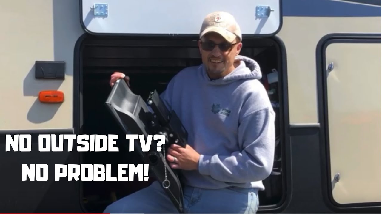 RV Outdoor TV installation-MORryde Extending Swivel Wall Mount