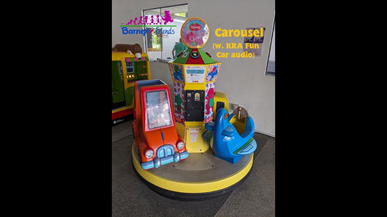Barney Carousel Kiddie Ride (w. Kiddy Rides Australia Fun Car audio)