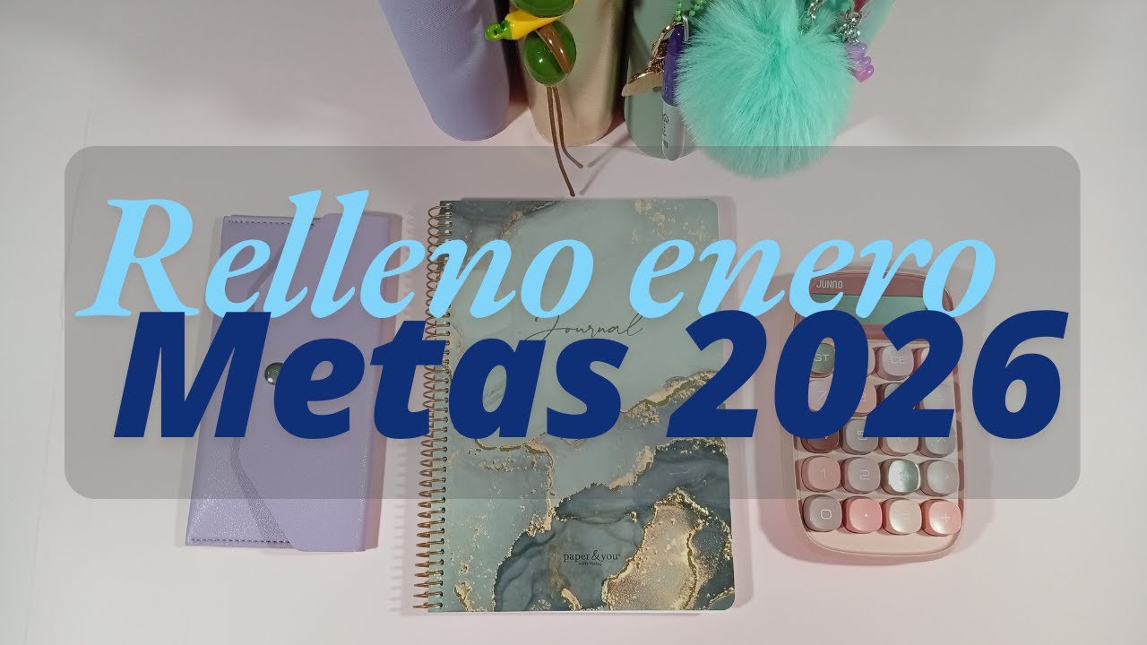 RELLENO del mes de ENERO y METAS financieras | MÉTODO de los SOBRES