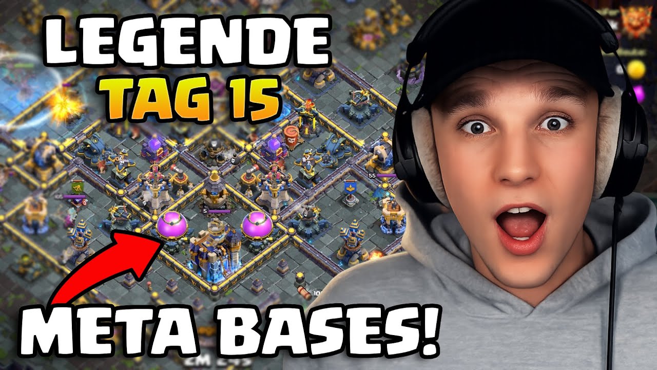 BRUTALE BASES im Legenden Push! 😅🏆 ALLE Angriffe [Tag 15] | byHenrik Clash of Clans Highlights