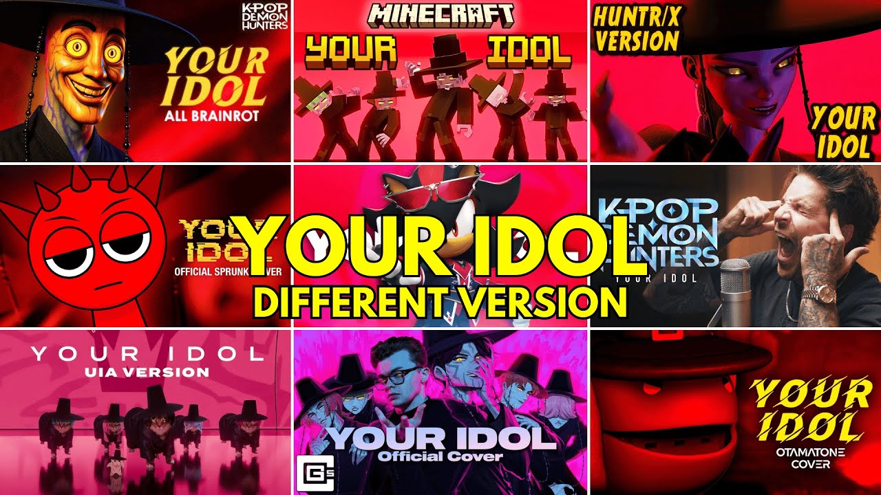 «Твой кумир» Saja Boys в разных интерпретациях ~ Угадай песню Your Idol KPOP DEMON HUNTERS 🔥🎶