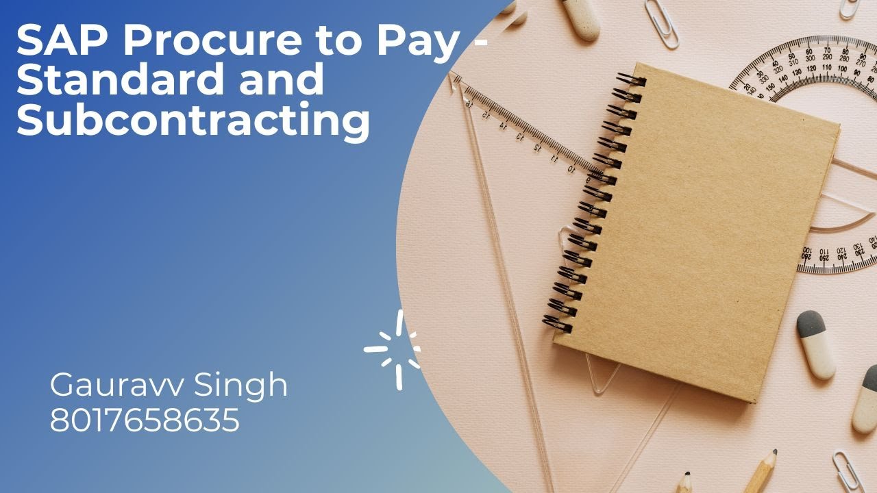 sap procure to pay process | sap p2p process
