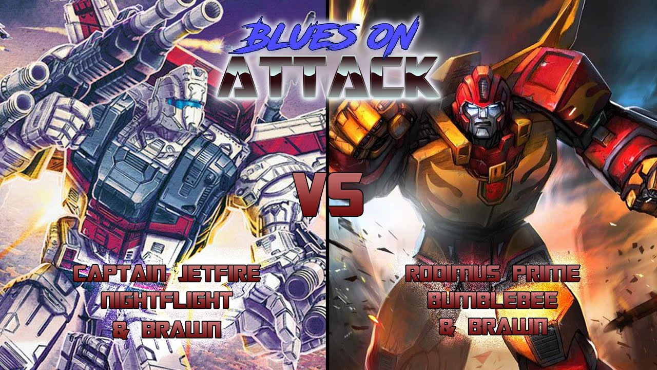 Transformers TCG Gameplay: Captain Jetfire/Nightflight/Brawn VS Rodimus Prime/Bumblebee/Brawn