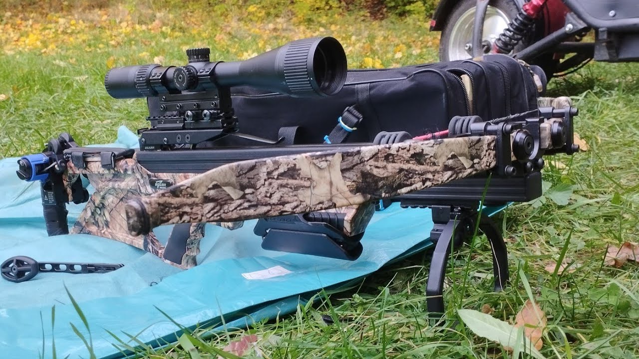 Excalibur Bulldog 440 vs self-made shooting range.Part 2.(Gimball video).