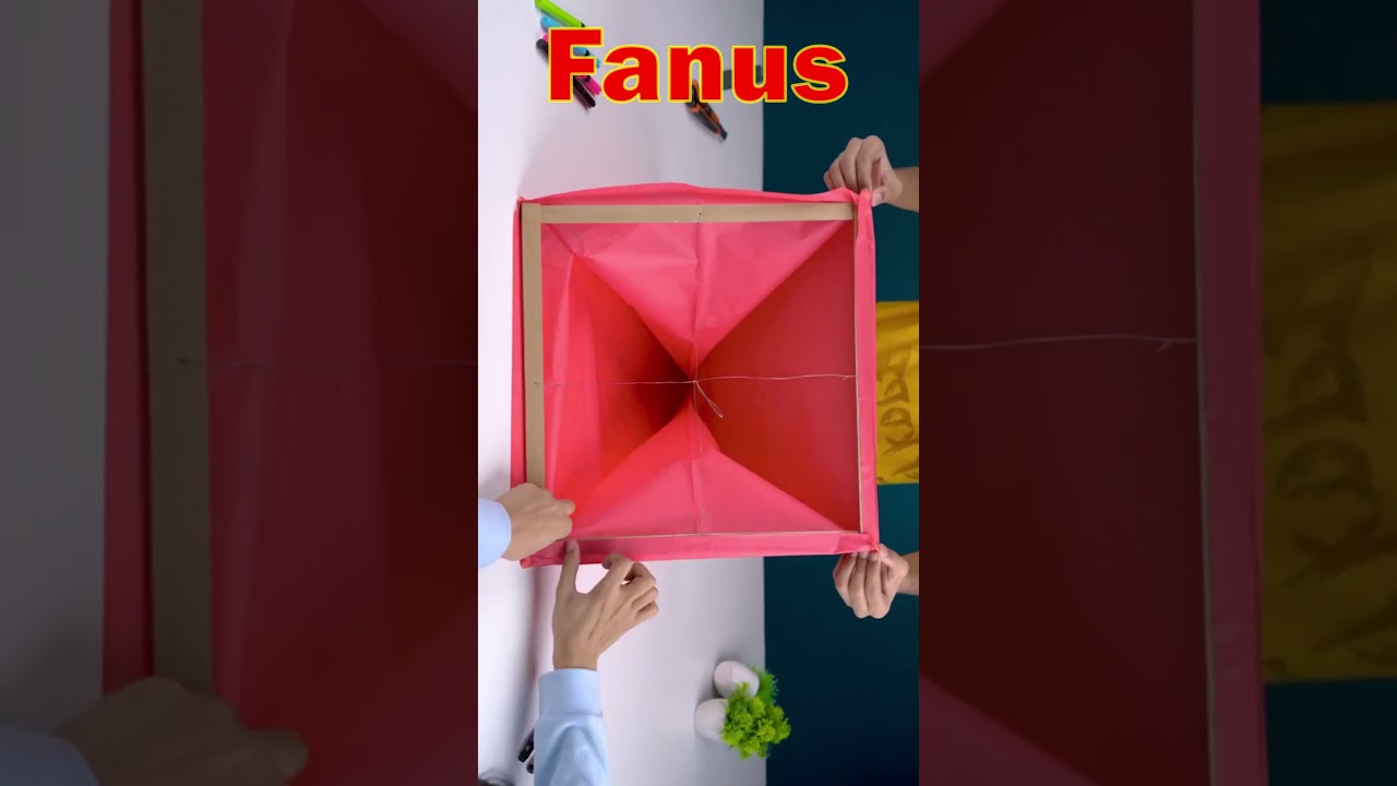 How To Make A Sky Lantern At Home - DIY Crafts #shortsviral #craft