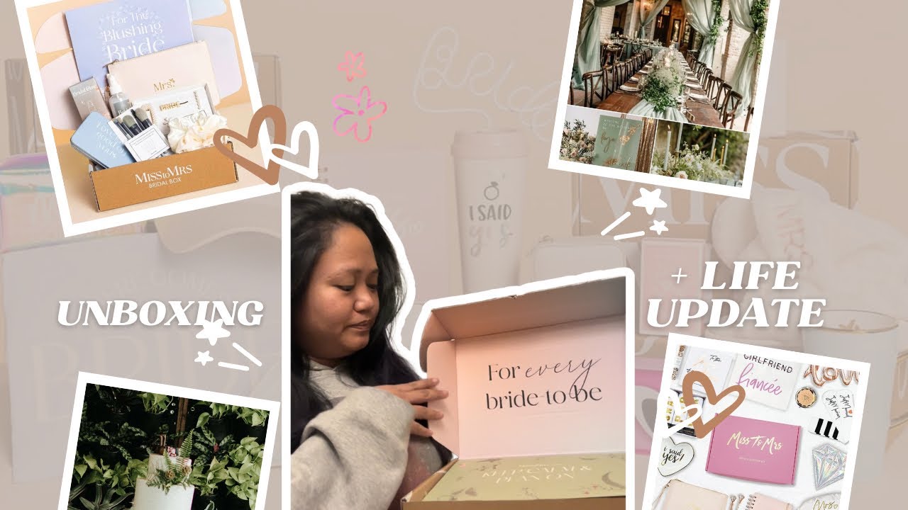 👰‍♀️ From Miss to Mrs: Wedding Planning Update & Subscription Box Unboxing!