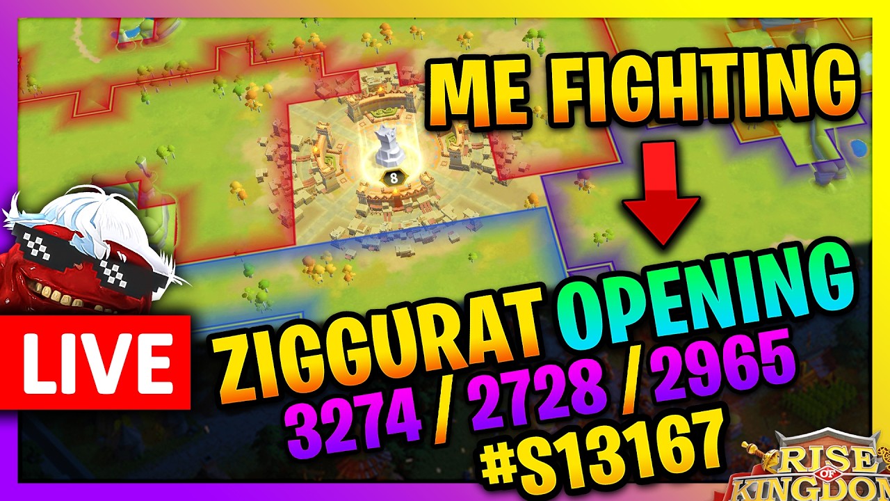 Ziggurat Opening: 3274 / 2728 / 2965 [Me Fighting] 🔥 LIVE! 🔴 #S13167