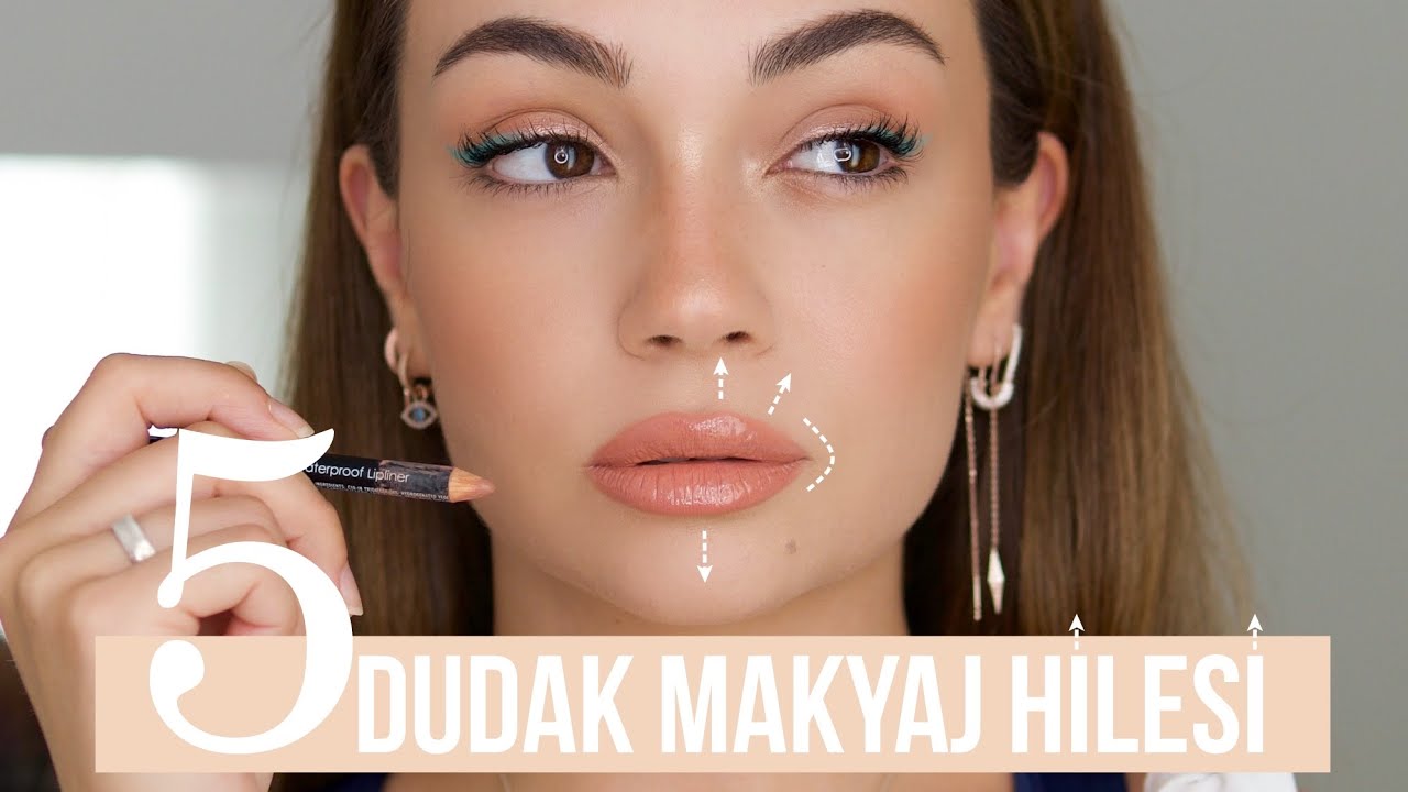 Dudakları Dolgun Gösterecek 5 Makyaj Hilesi👄