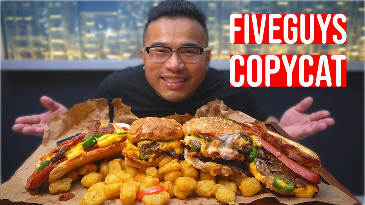 FIVE GUYS Burgers Made At Home