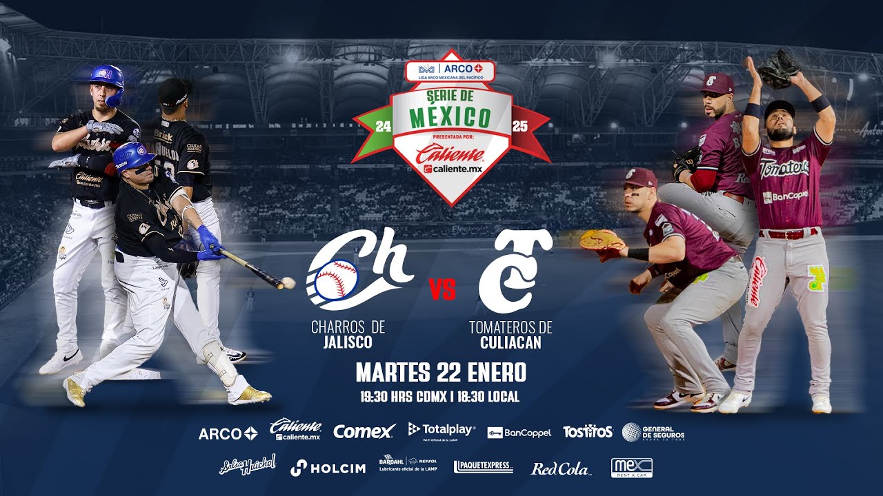 Charros vs Tomateros | 22 Enero Juego 2 Final Serie de México LAMP 24 25