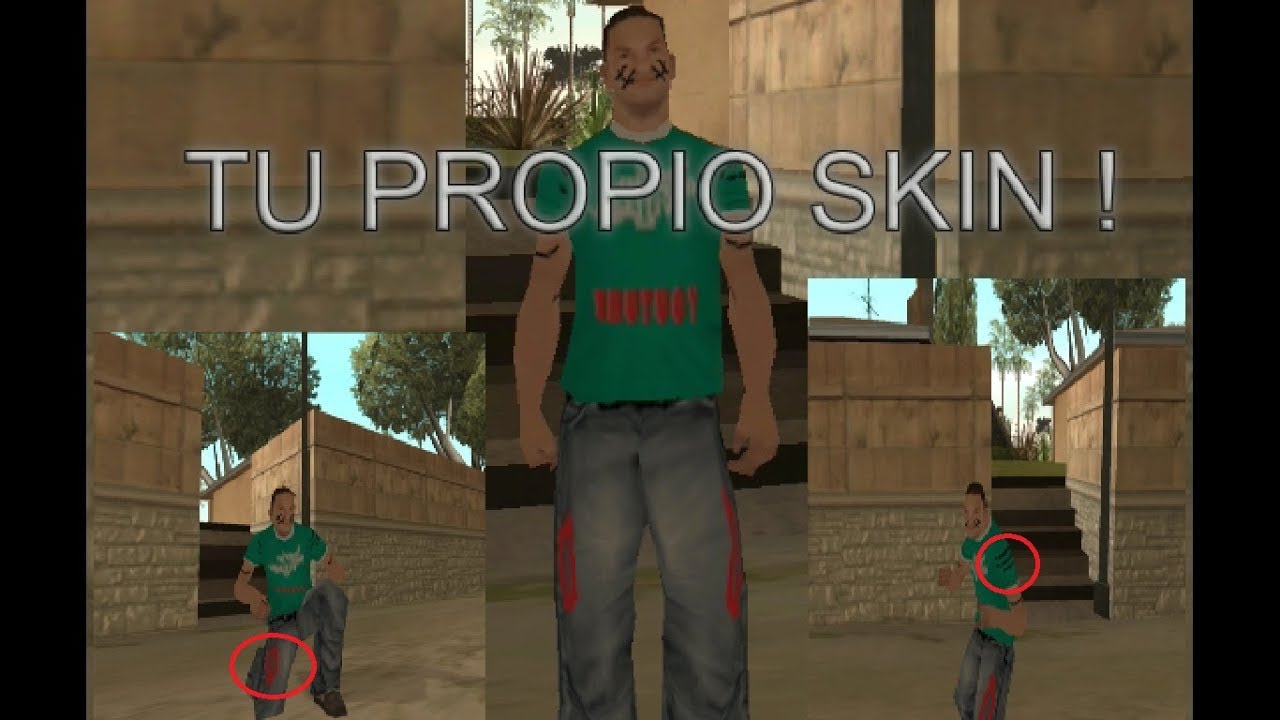 Tutorial - Como Crear Tu Propio Skin Para Gta San Andreas (BIEN EXPLICADO)
