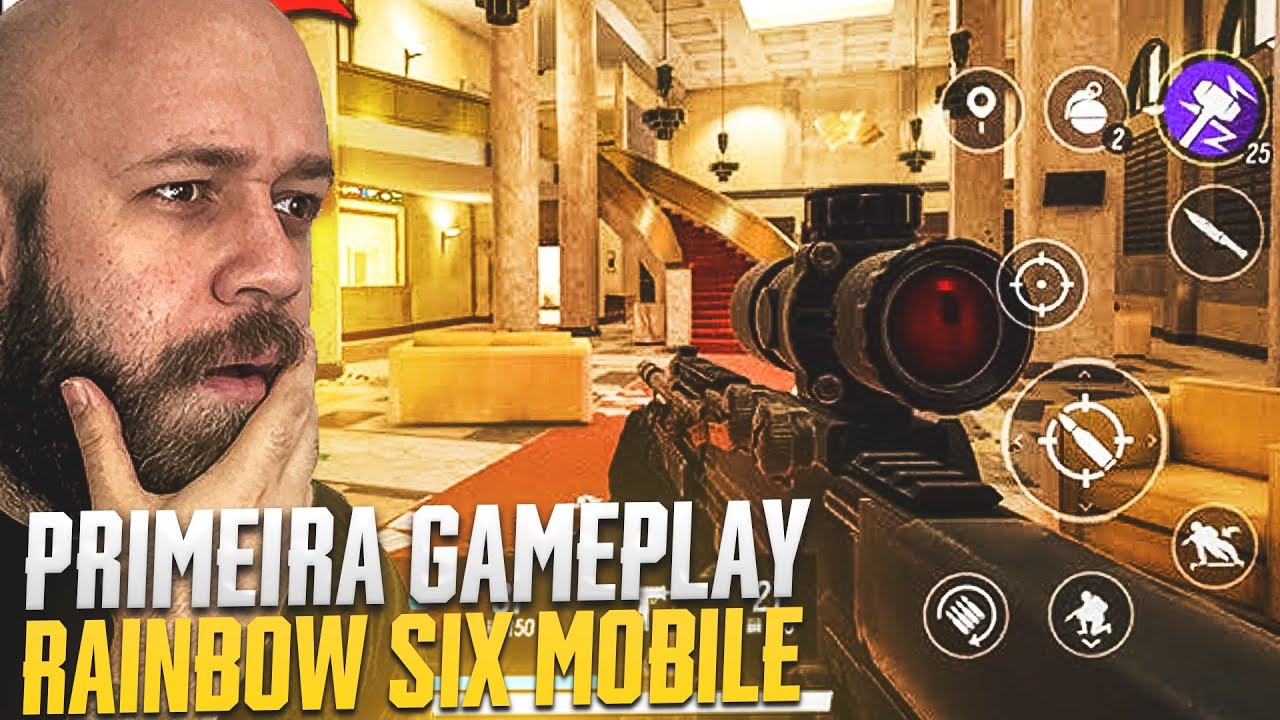 FINALMENTE CHEGOU! PRIMEIRA GAMEPLAY DE RAINBOW SIX MOBILE
