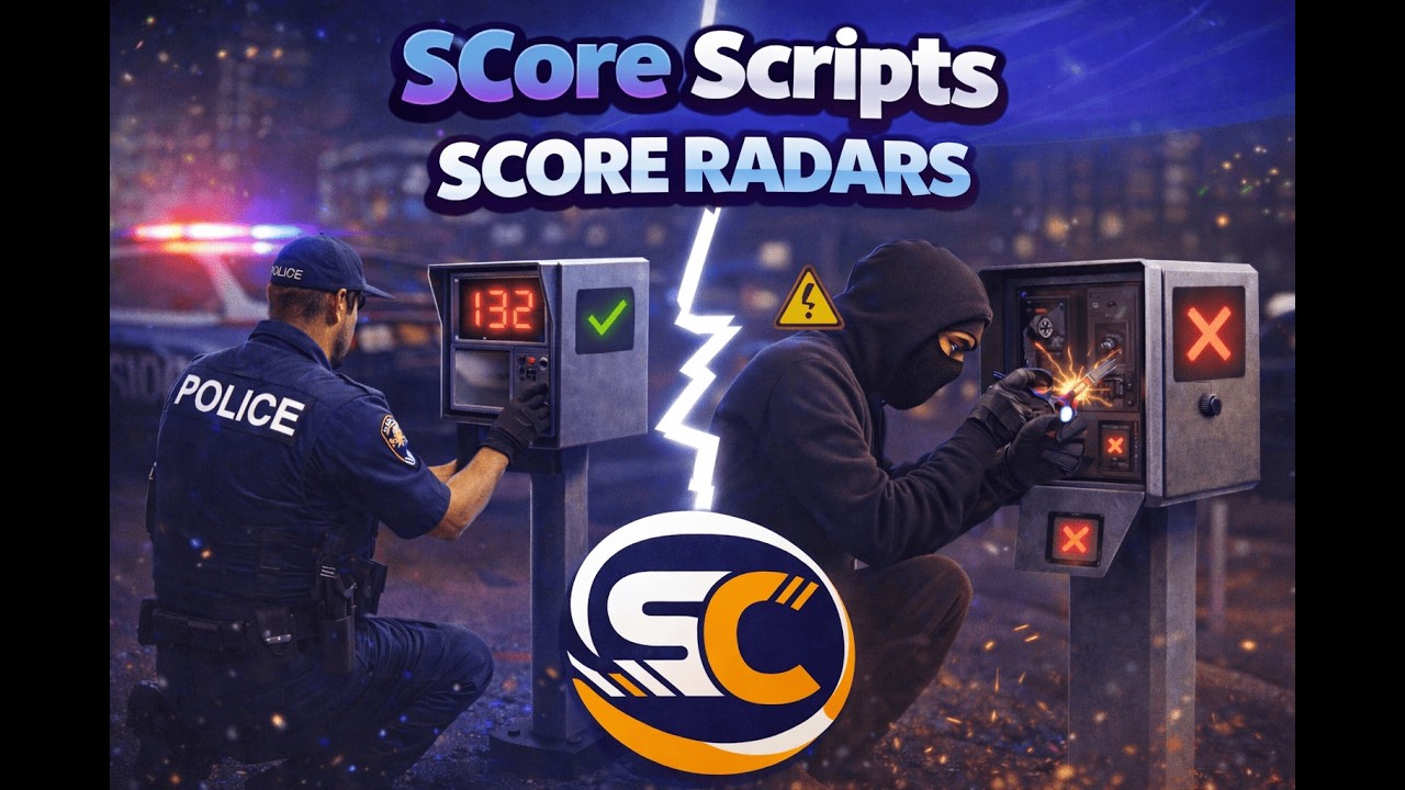 Fivem Radars system (speeding, sabotage)